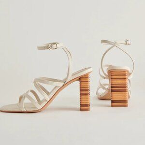 new Dolce Vita Jenko LEATHER Heels SANDALS NEW IN BOX 257 3t2